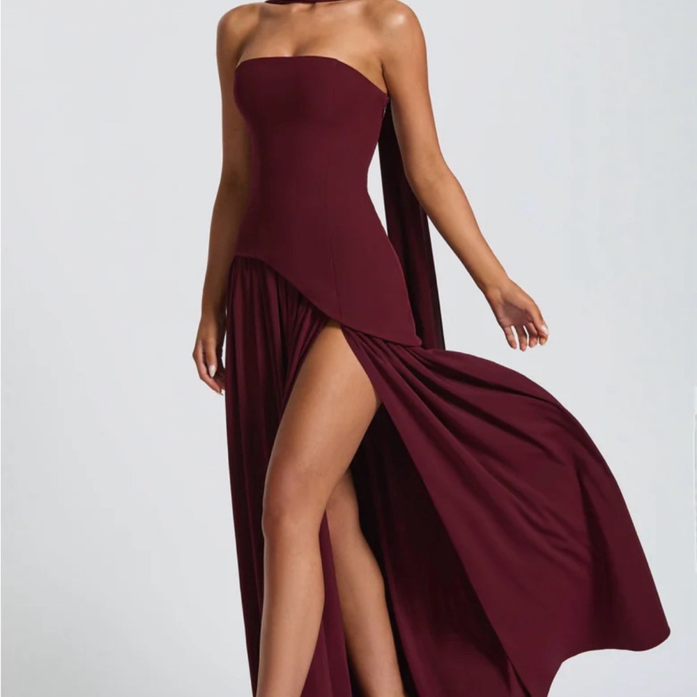 BABYBOO MALIYAH MAXI DRESS - Maroon/Wine
